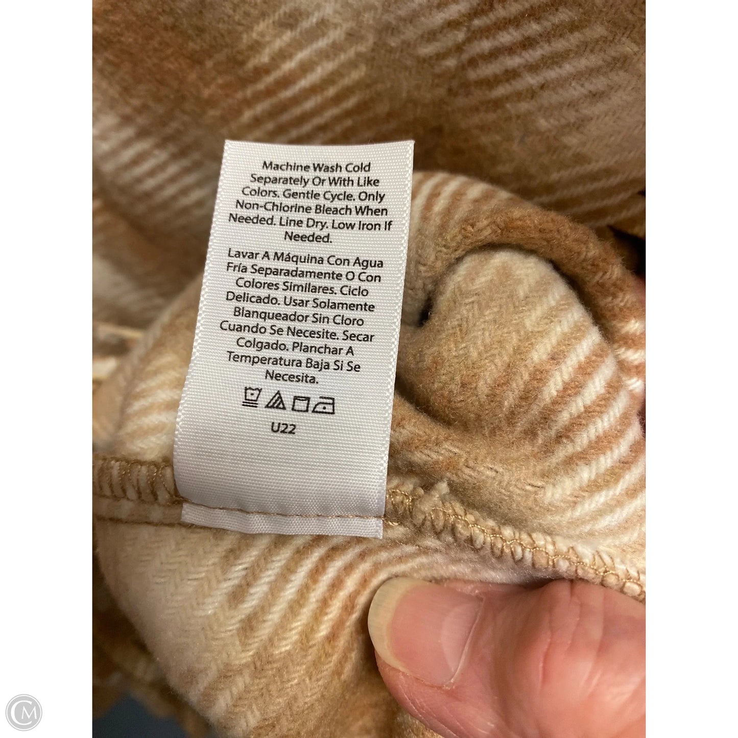 Skirt Midi By Time And Tru In Tan, Size: Xs