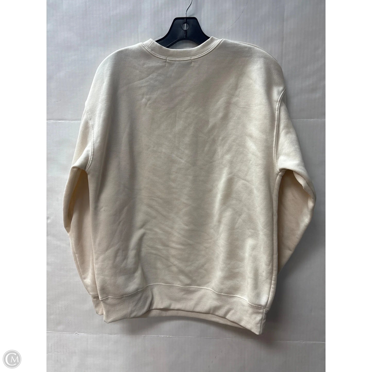 Sweatshirt Crewneck By Wound Up In Tan, Size: S