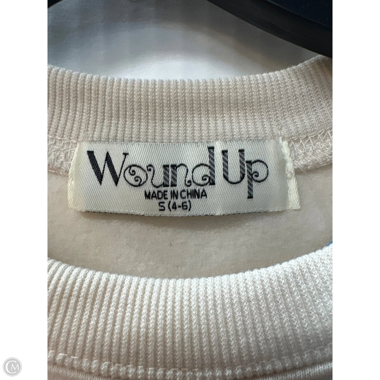 Sweatshirt Crewneck By Wound Up In Tan, Size: S