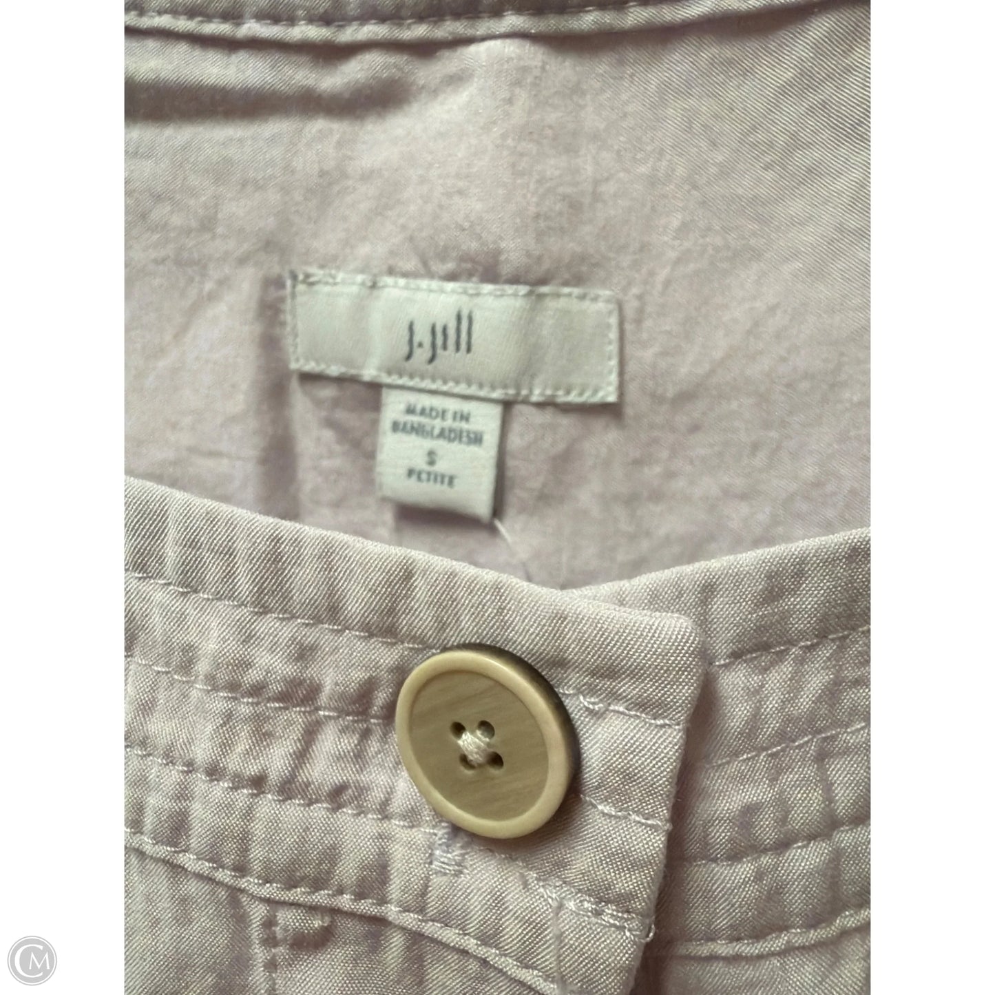 Top Short Sleeve By J. Jill In Purple, Size: S