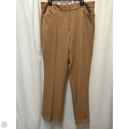 Pants Dress By Calvin Klein In Brown, Size: 14