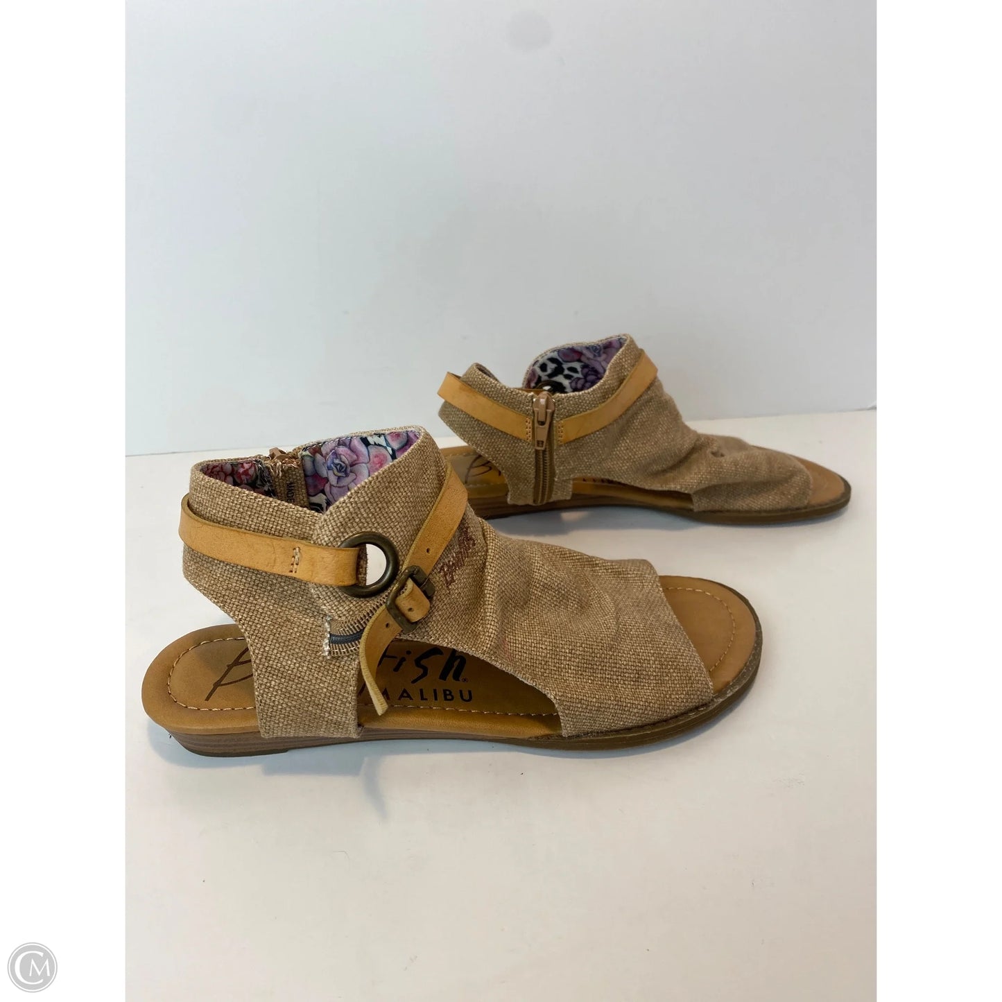 Sandals Flats By Blowfish In Tan, Size: 8.5