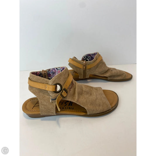 Sandals Flats By Blowfish In Tan, Size: 8.5