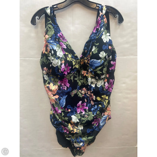 Swimsuit By Time And Tru In Black, Size: 2x