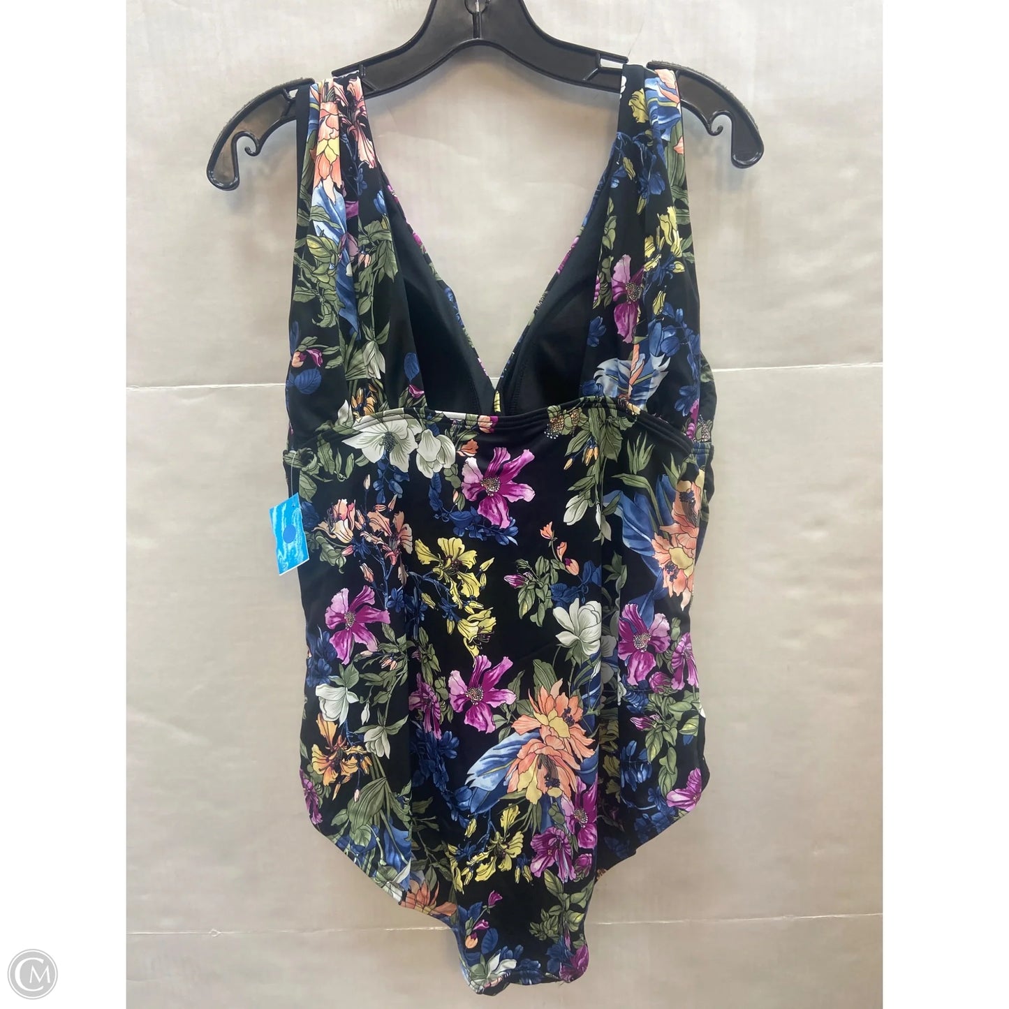 Swimsuit By Time And Tru In Black, Size: 2x