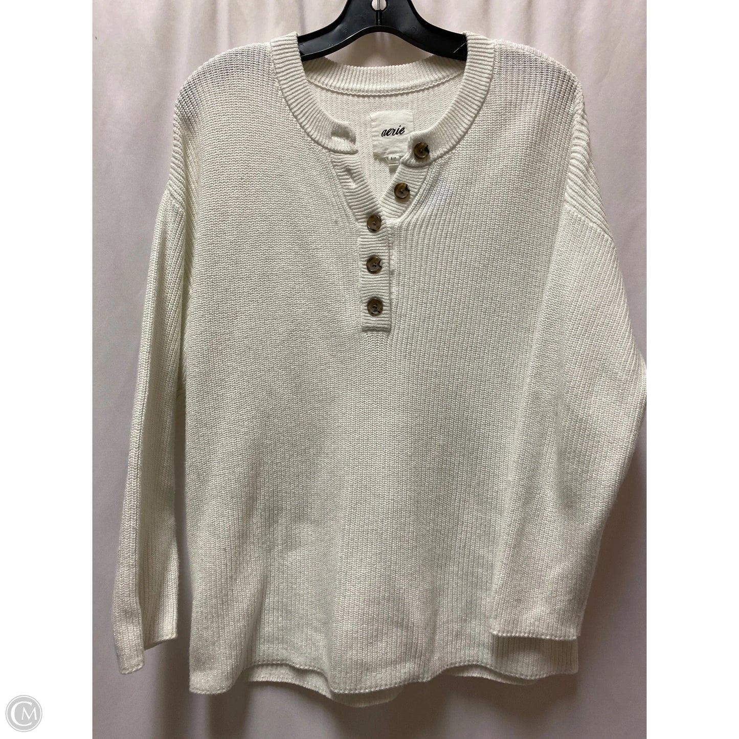 Sweater By Aerie In White, Size: S