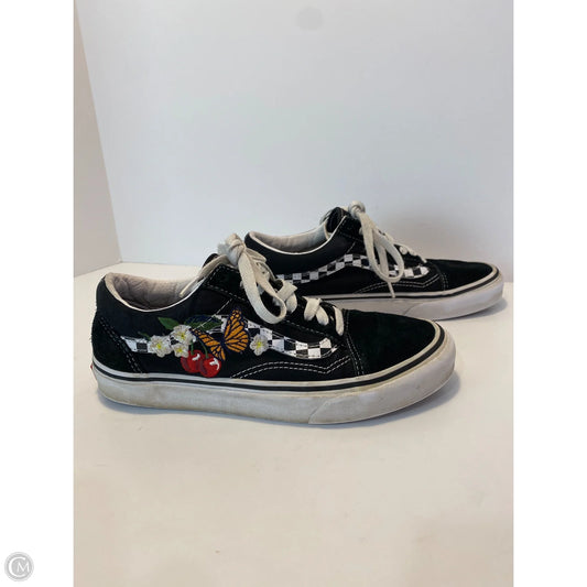 Shoes Sneakers By Vans In Black, Size: 8