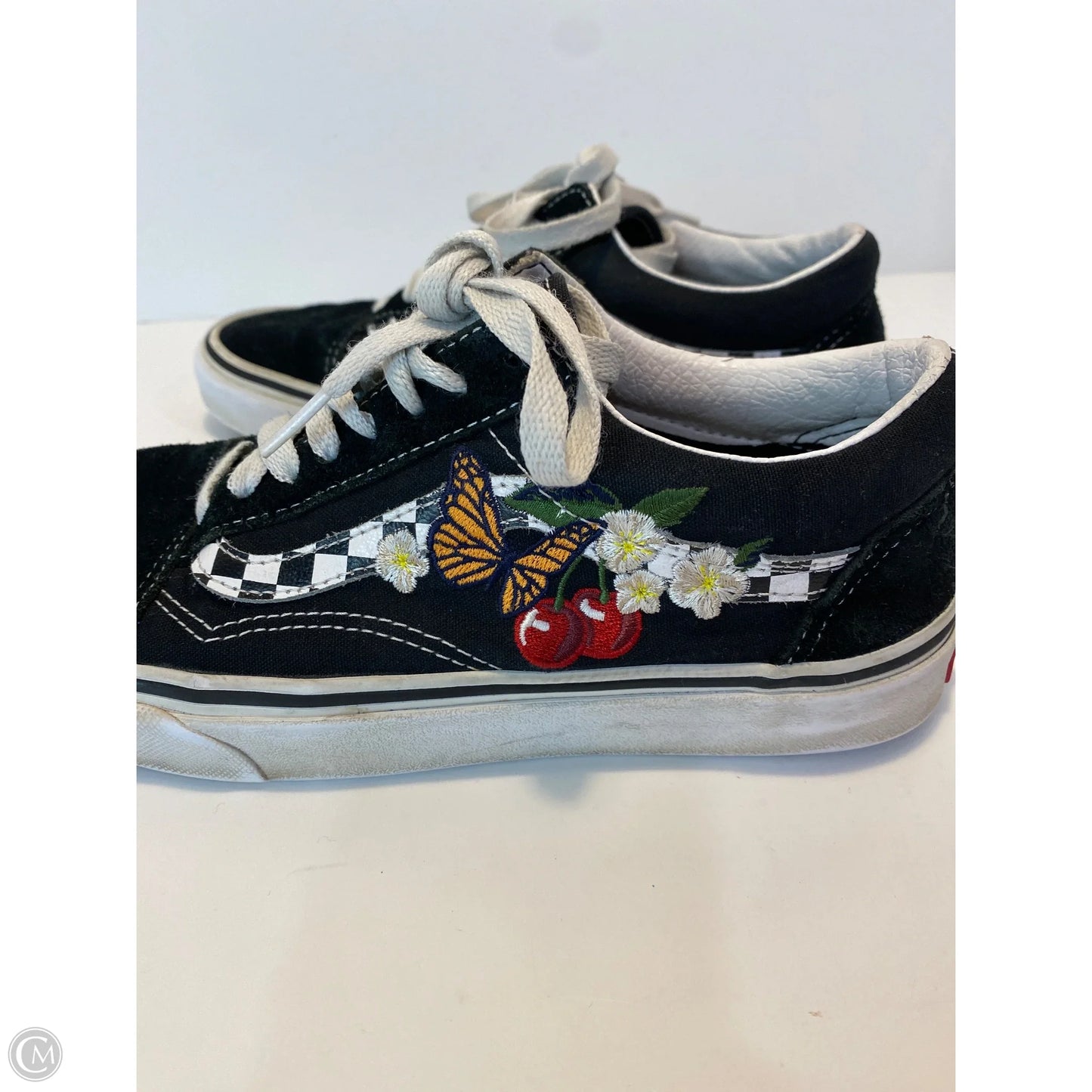 Shoes Sneakers By Vans In Black, Size: 8