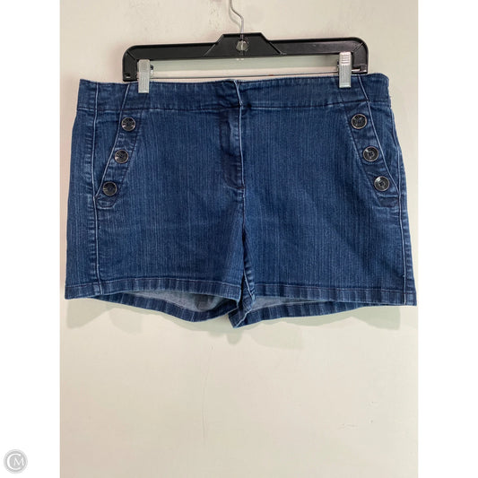 Shorts By Loft In Blue Denim, Size: 12