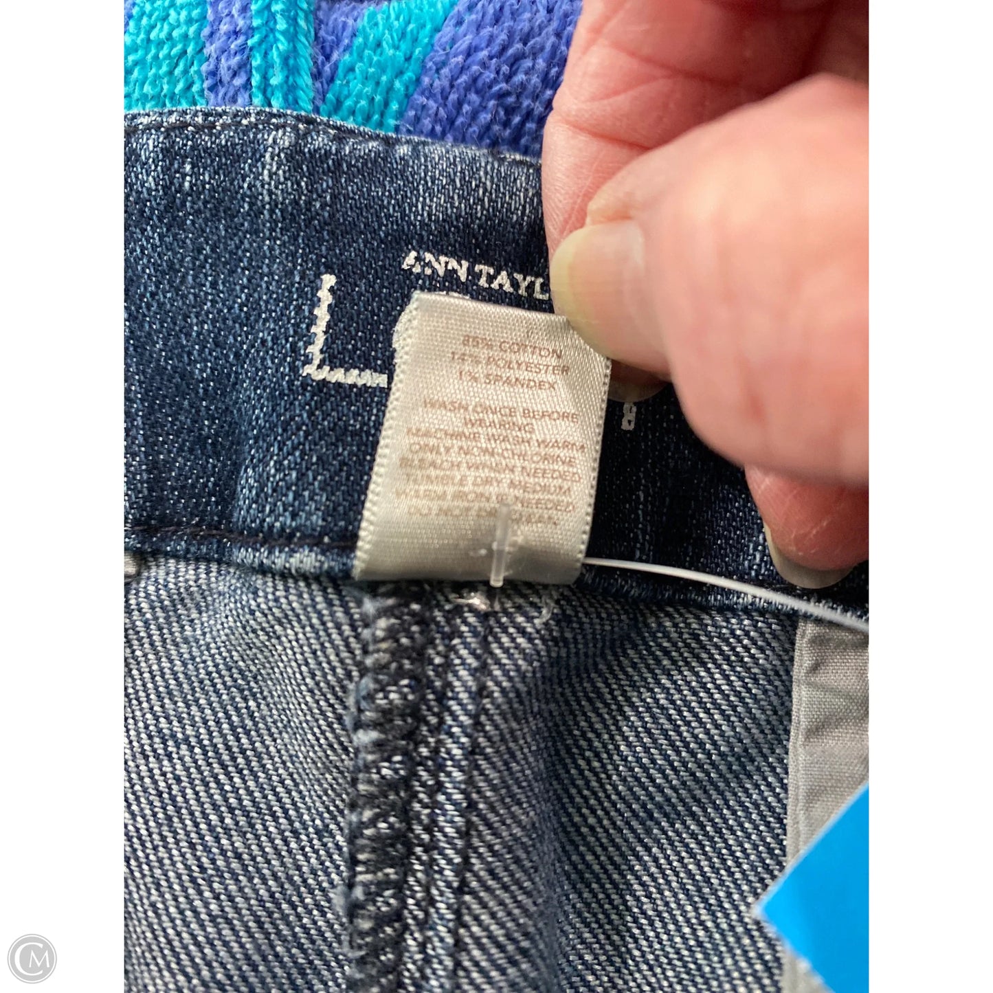 Shorts By Loft In Blue Denim, Size: 12