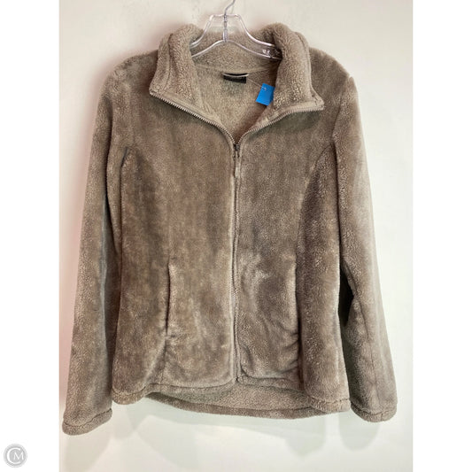 Jacket Faux Fur & Sherpa By 32 Degrees In Taupe, Size: S