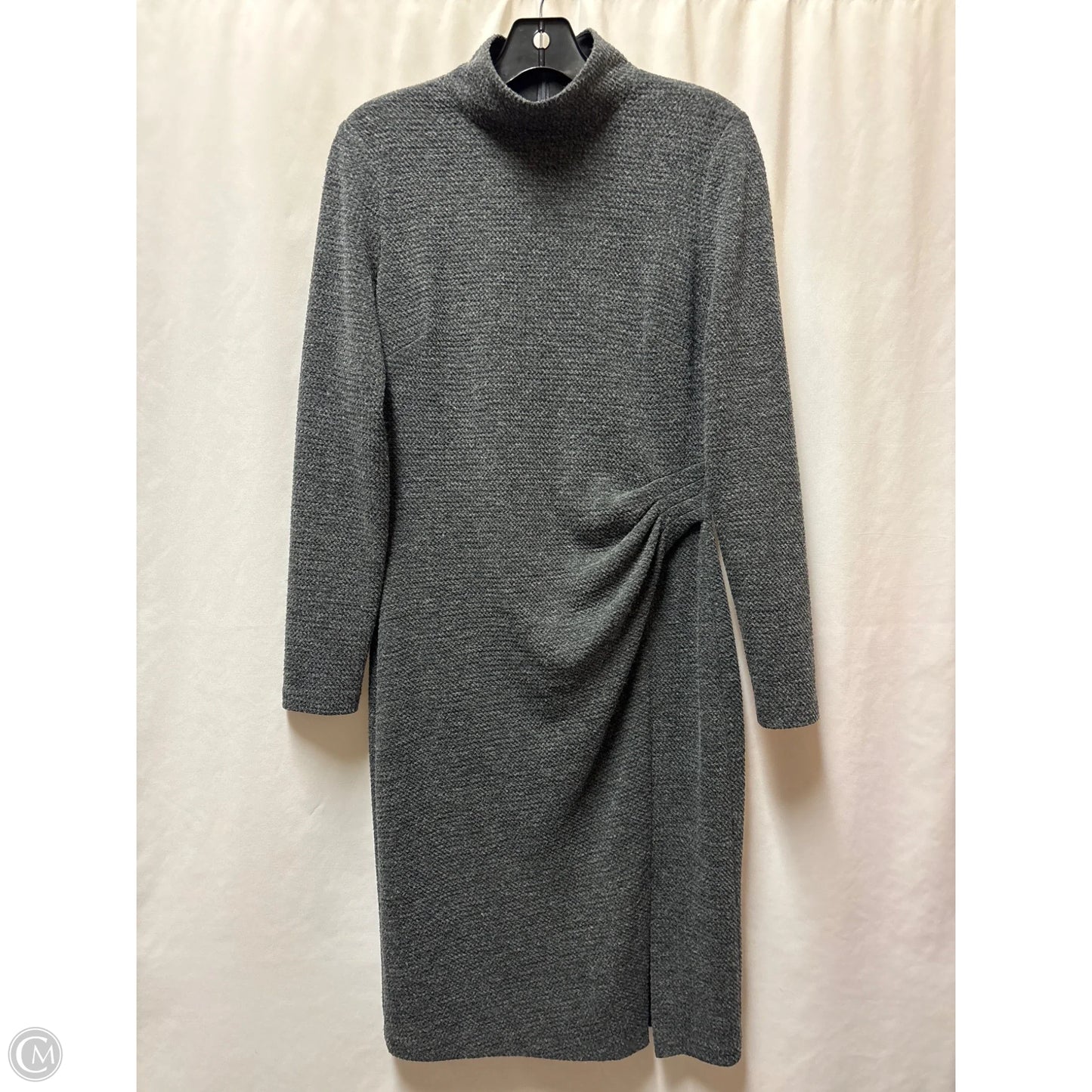 Dress Casual Midi By Ralph Lauren In Grey, Size: S