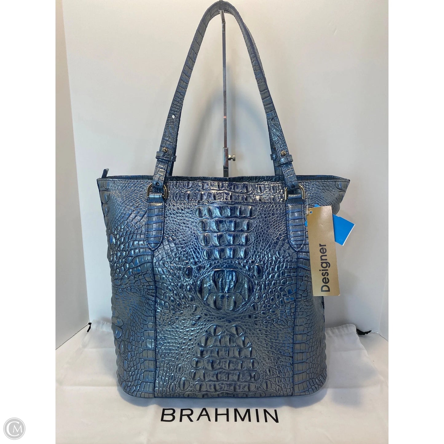 Handbag Designer By Brahmin, Size: Large