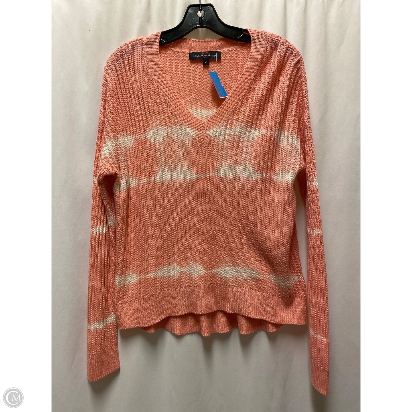 Sweater By Clothes Mentor In Peach, Size: M