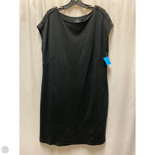 Dress Casual Midi By Talbots In Black, Size: 2x