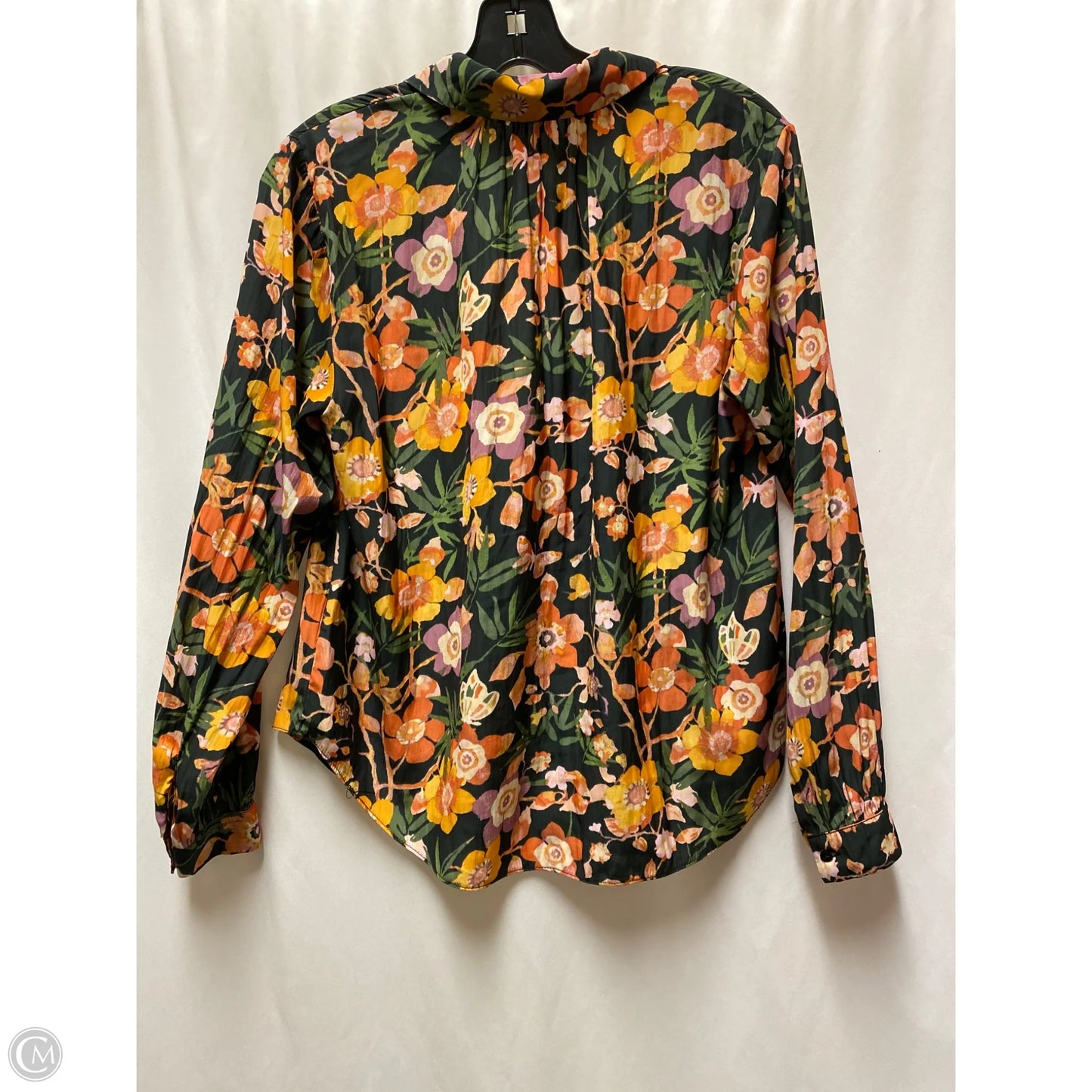 Top Long Sleeve By Rose And Olive In Floral Print, Size: S