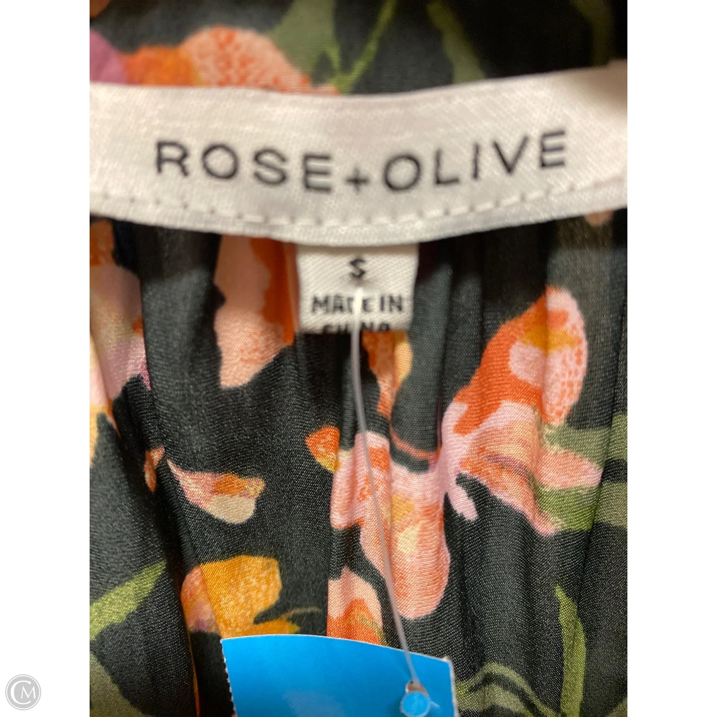 Top Long Sleeve By Rose And Olive In Floral Print, Size: S