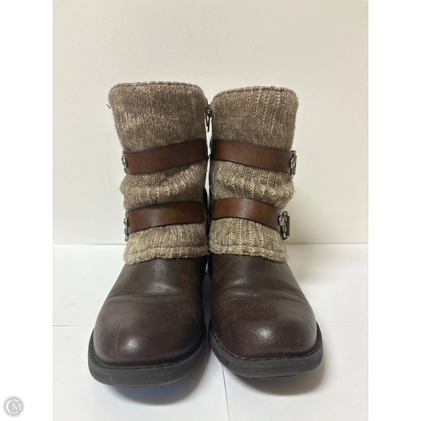 Boots Ankle Flats By Muk Luks In Brown, Size: 7