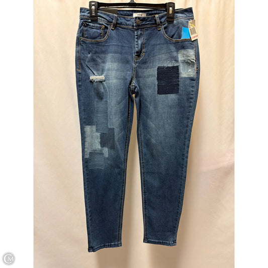 Jeans Straight By Kensie In Blue Denim, Size: 10