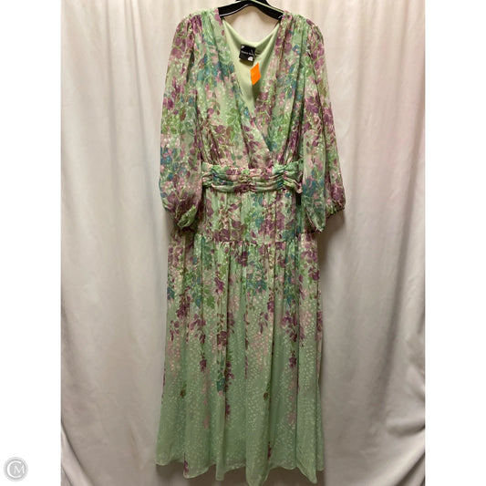 Dress Casual Maxi By Clothes Mentor In Green, Size: 2x