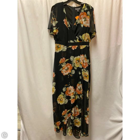Dress Casual Maxi By Luxology In Floral Print, Size: M