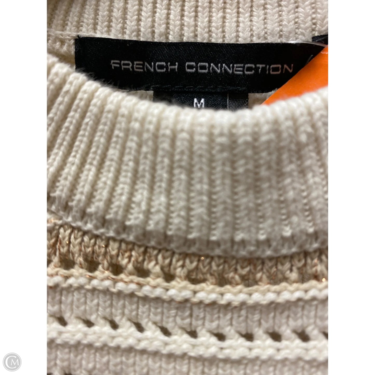 Vest Sweater By French Connection In Tan, Size: M