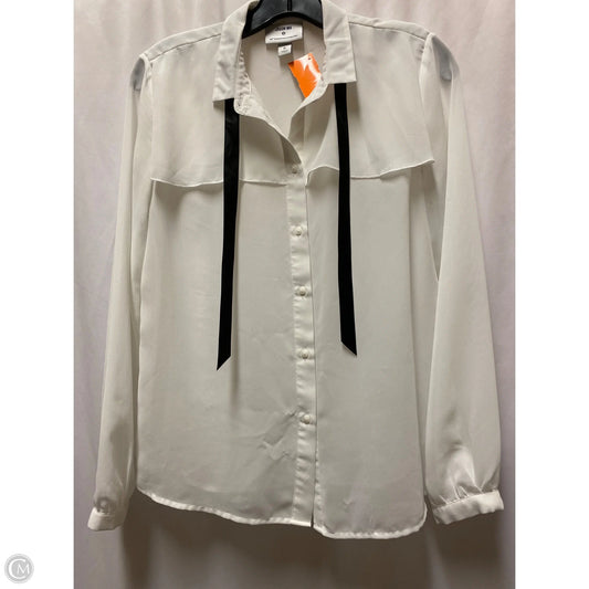 Top Long Sleeve Designer By Jason Wu In White, Size: S