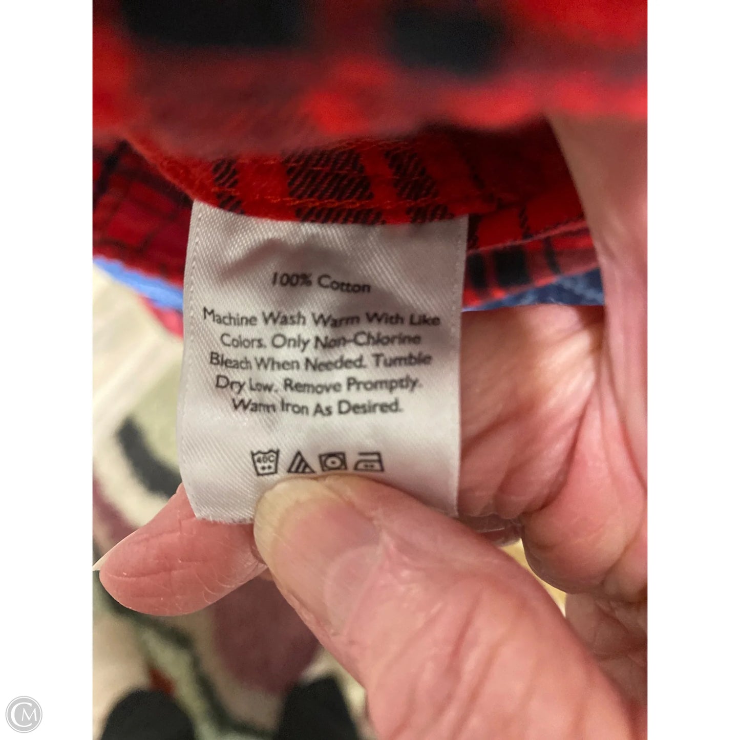 Top Long Sleeve By Eddie Bauer In Red, Size: S