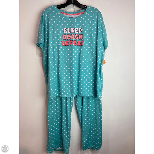 Pajamas 2pc By Joyspun In Green, Size: Xl