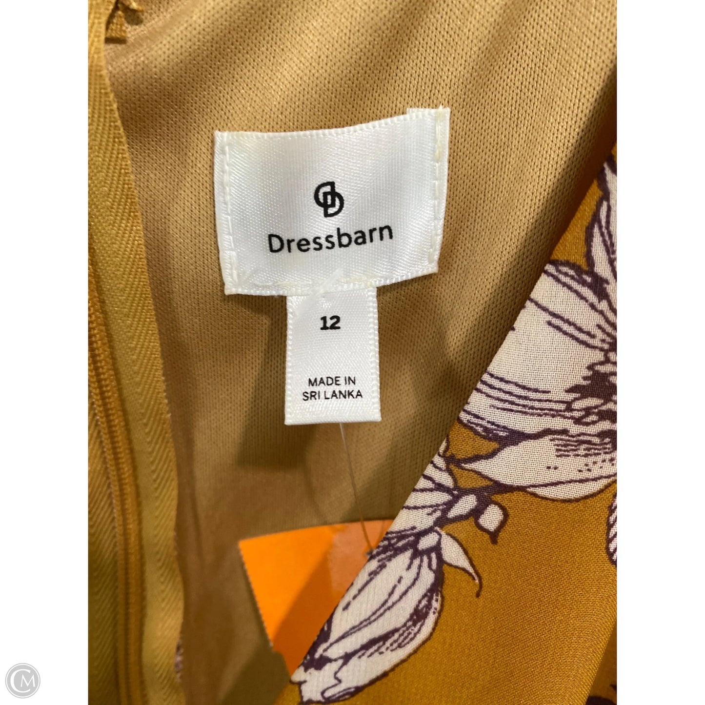 Dress Casual Maxi By Dressbarn In Orange, Size: L