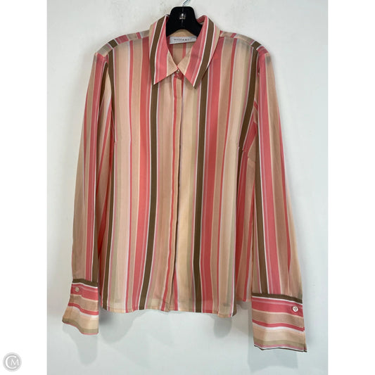 Top Long Sleeve By Villager By Liz Claiborne In Pink, Size: M