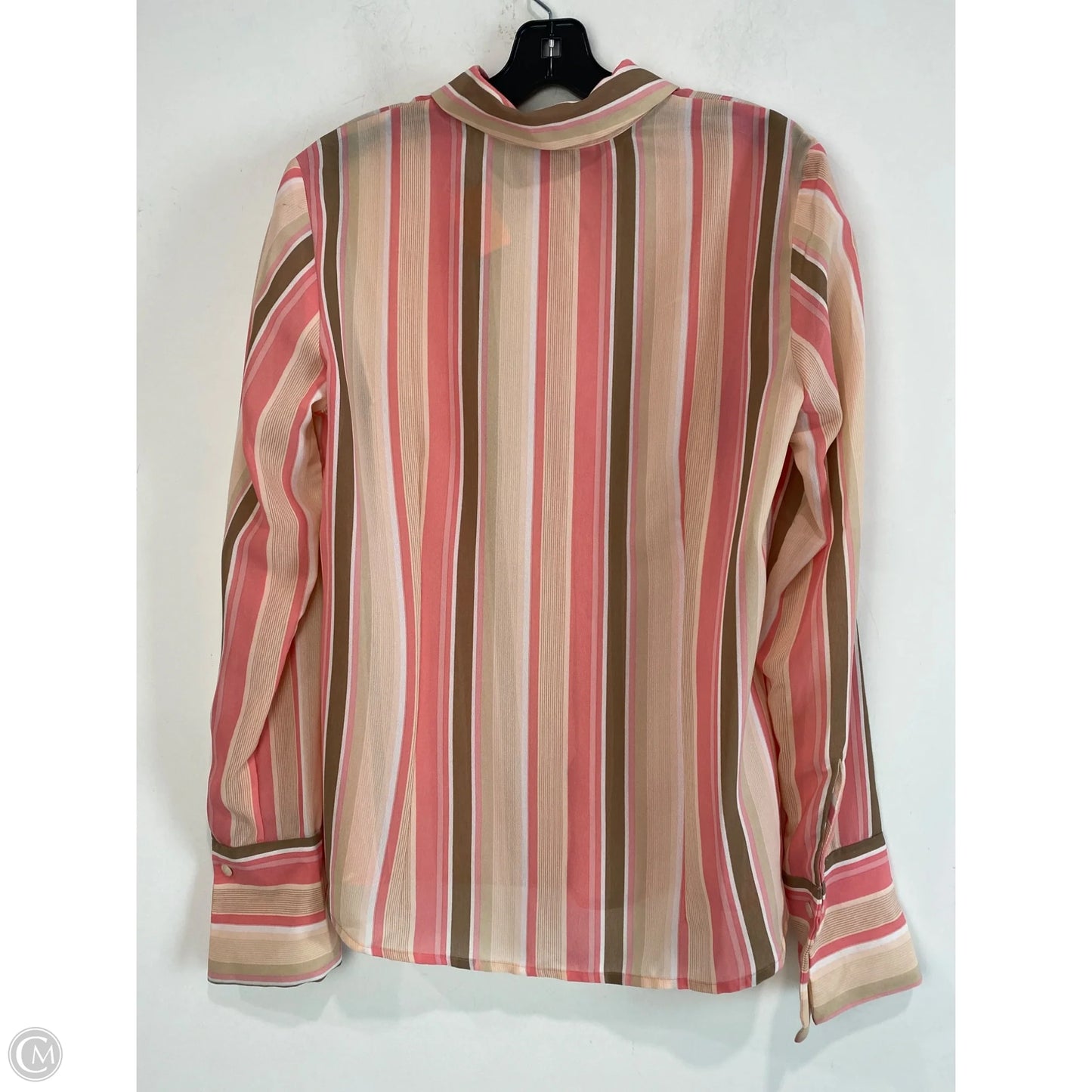 Top Long Sleeve By Villager By Liz Claiborne In Pink, Size: M