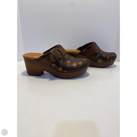 Shoes Heels Block By Bare Traps In Brown, Size: 10