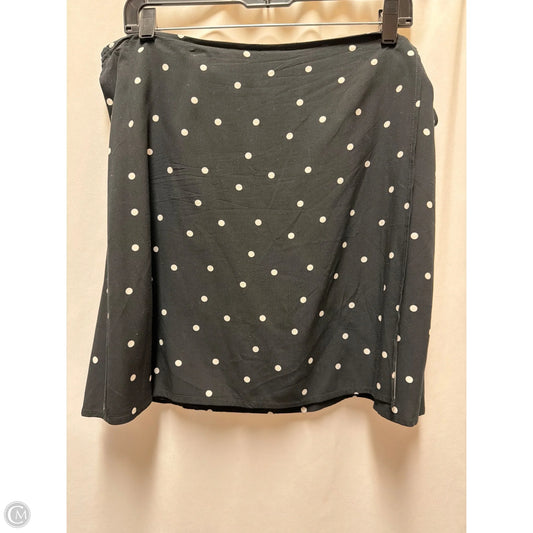 Skirt Mini & Short By Gap In Black & White, Size: L