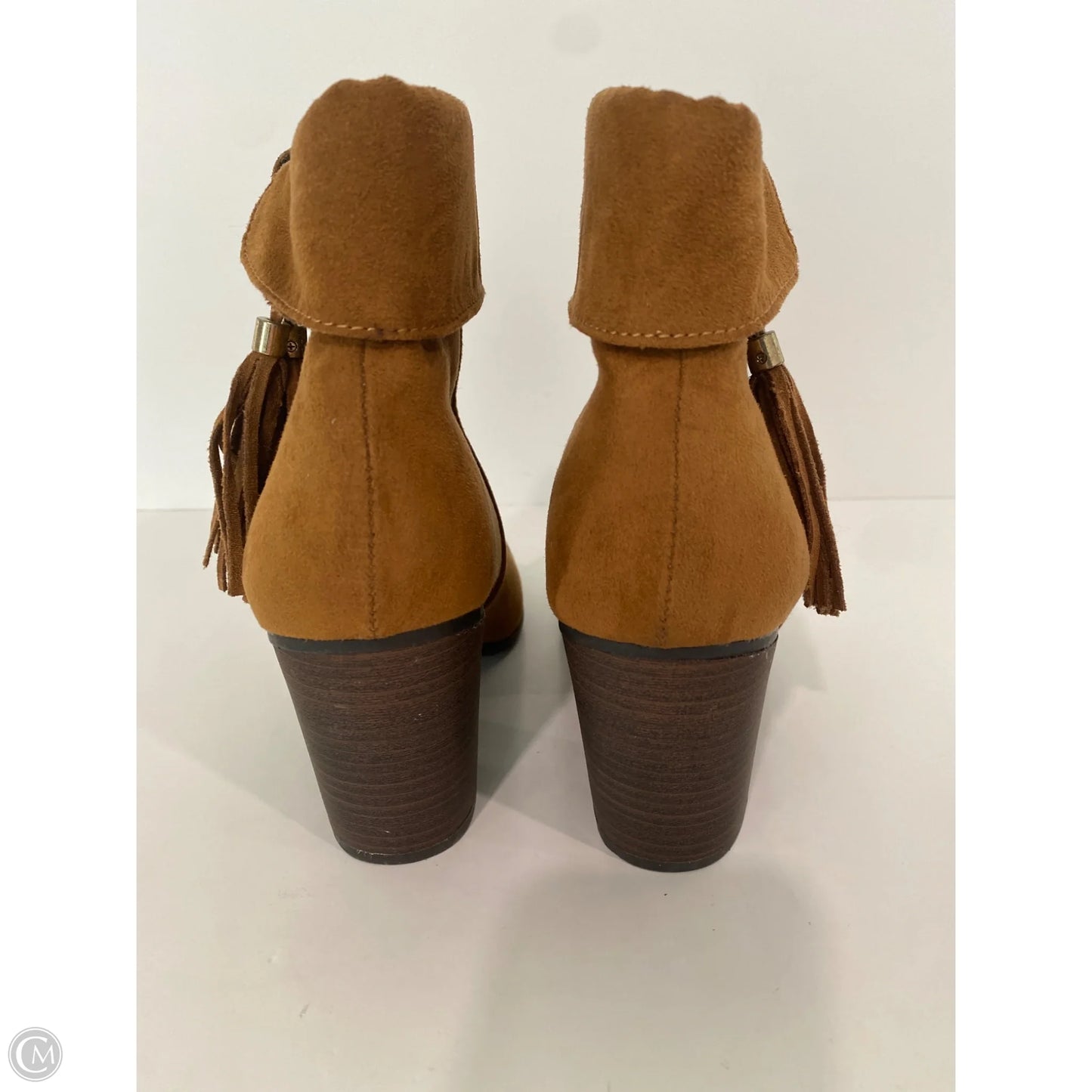 Boots Ankle Heels By Lc Lauren Conrad In Brown, Size: 7