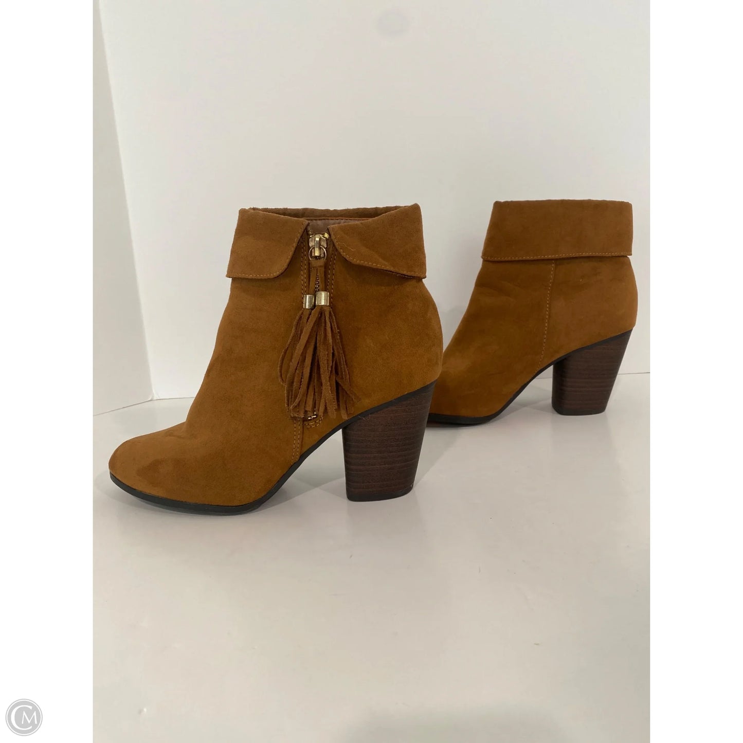 Boots Ankle Heels By Lc Lauren Conrad In Brown, Size: 7