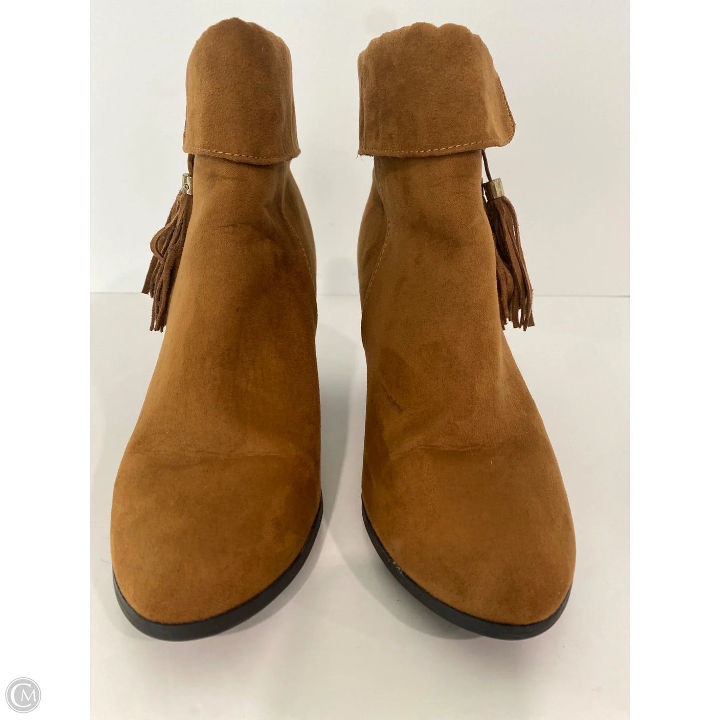 Boots Ankle Heels By Lc Lauren Conrad In Brown, Size: 7