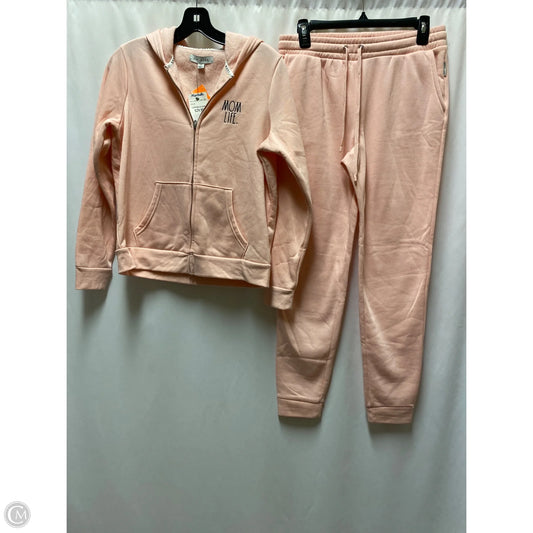 Pants Set 2pc By Rae Dunn In Pink, Size: S