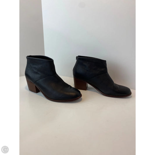 Boots Ankle Heels By Toms In Black, Size: 11