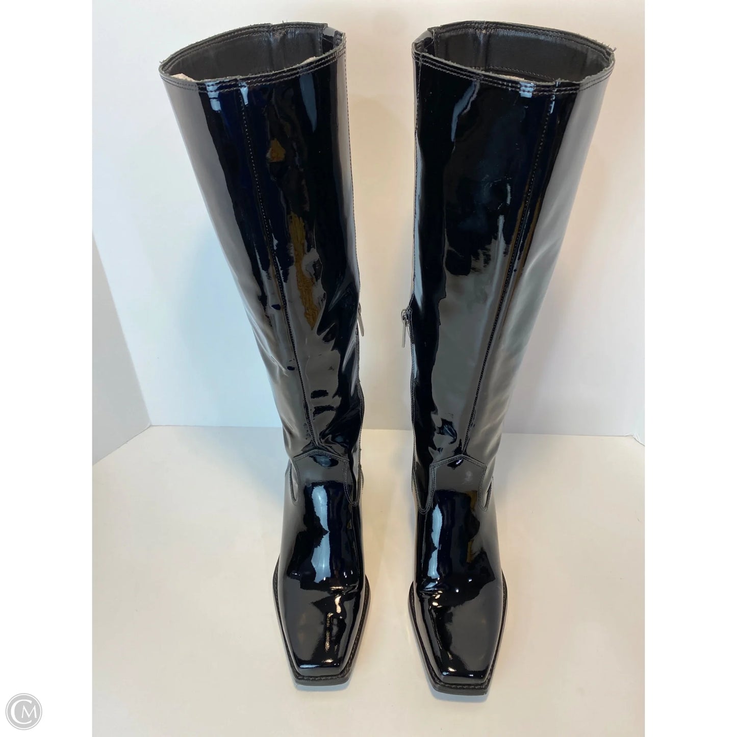 Boots Knee Heels By Vince Camuto In Black, Size: 7.5