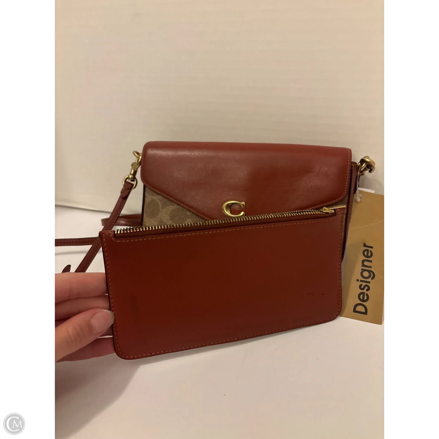 Crossbody Designer By Coach, Size: Small