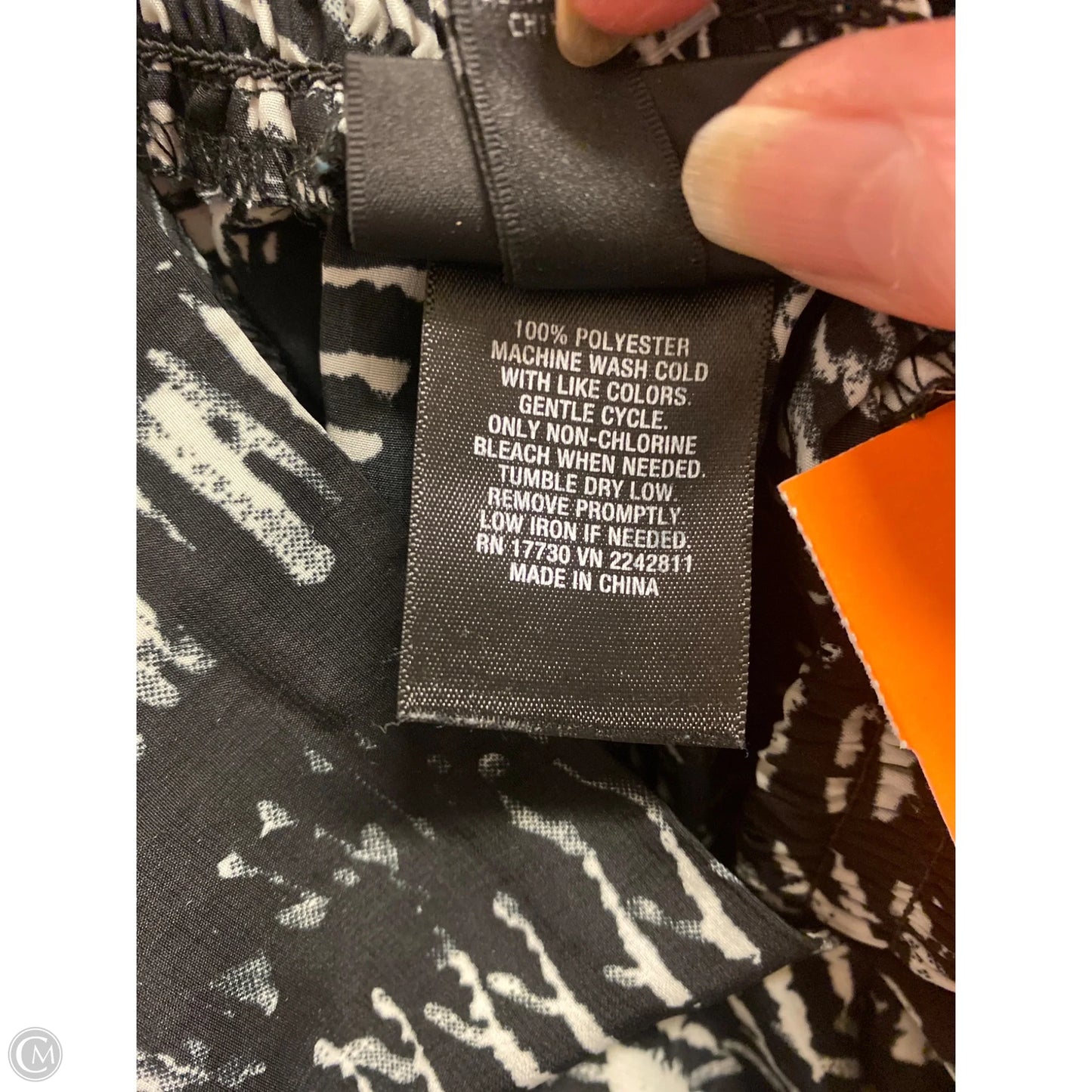 Pants Dress By Mossimo In Black & White, Size: M