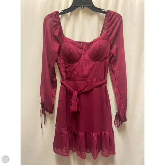 Dress Casual Midi By As U Wish In Pink, Size: M