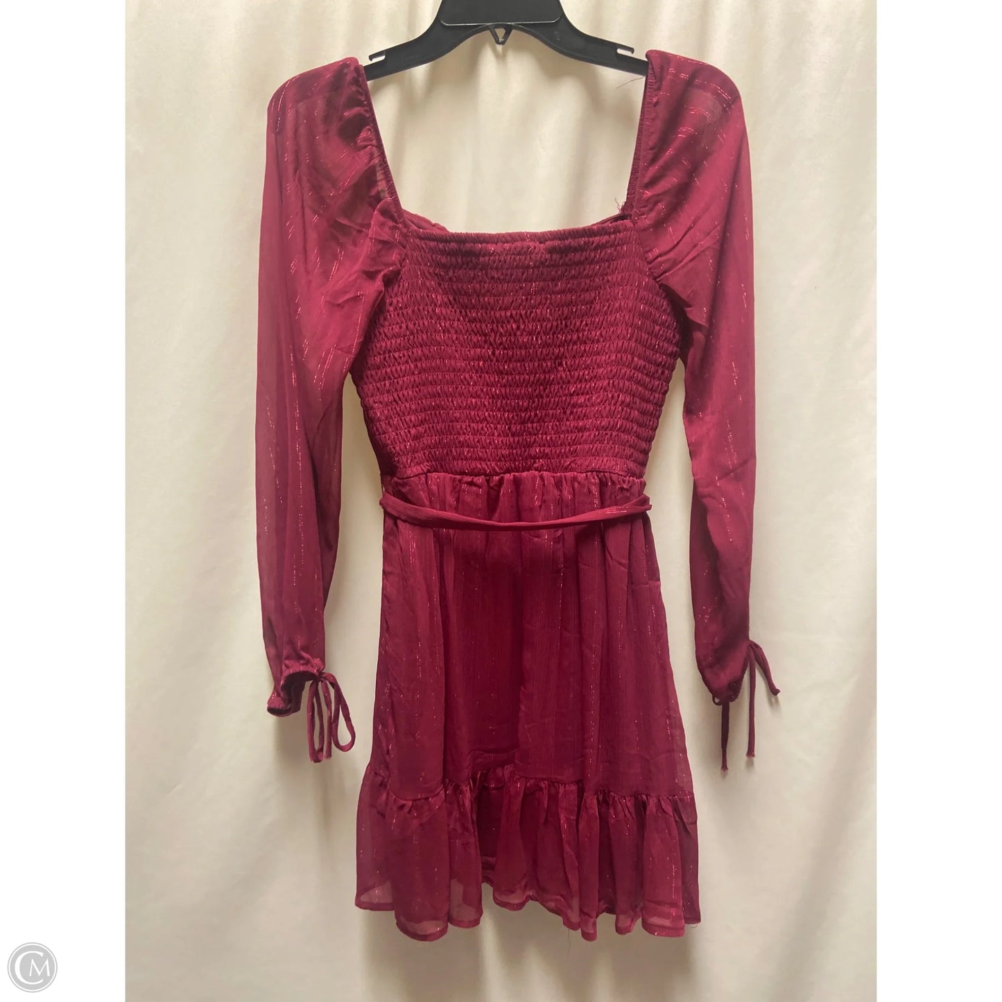 Dress Casual Midi By As U Wish In Pink, Size: M