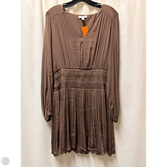 Dress Casual Midi By Nine West In Brown, Size: L