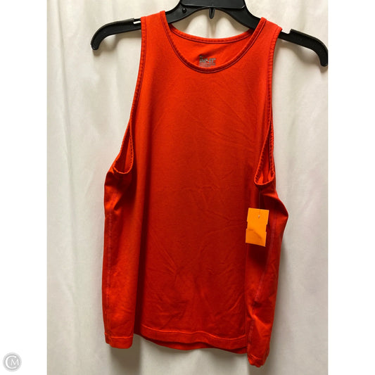 Athletic Tank Top By Nike In Red, Size: M