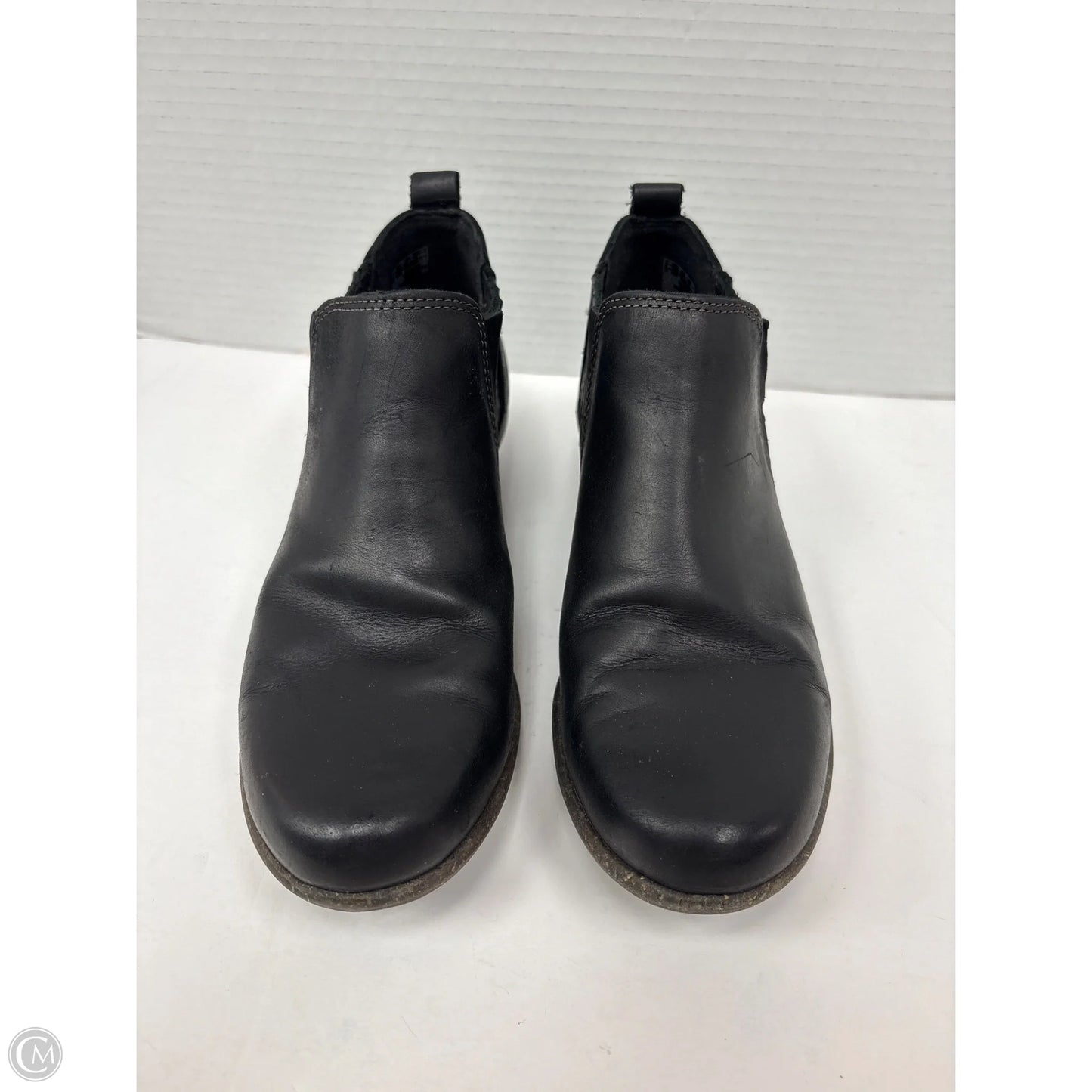 Boots Ankle Heels By Clarks In Black, Size: 7