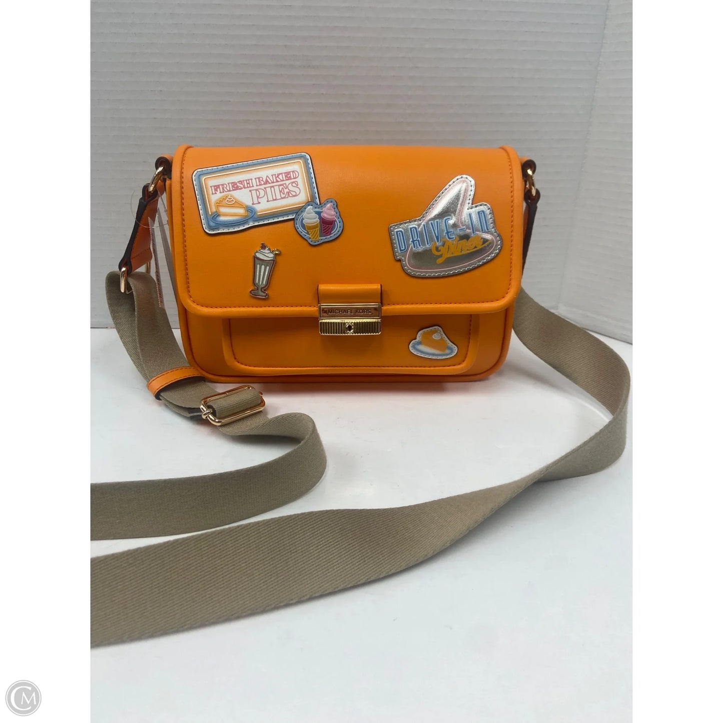 Crossbody Designer By Michael Kors, Size: Medium