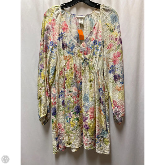Dress Casual Short By H&m In Floral Print, Size: Xs