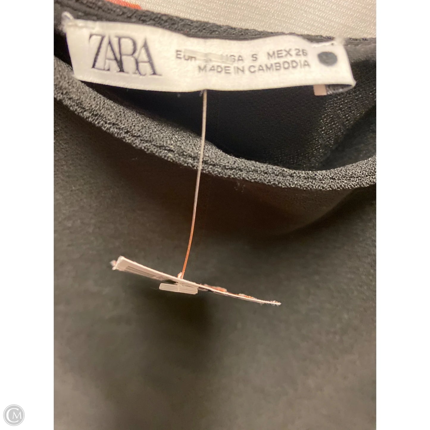 Tank Top By Zara In Black, Size: S